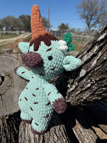 Ice Cream Cow Plushie